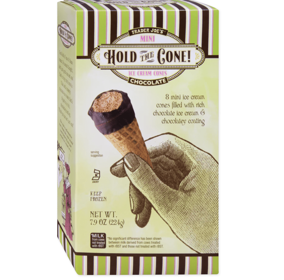 Chocolate Hold the Cone! Mini Ice Cream Cones